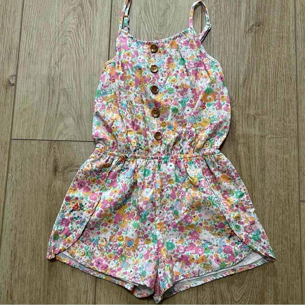 Floral Kids Romper